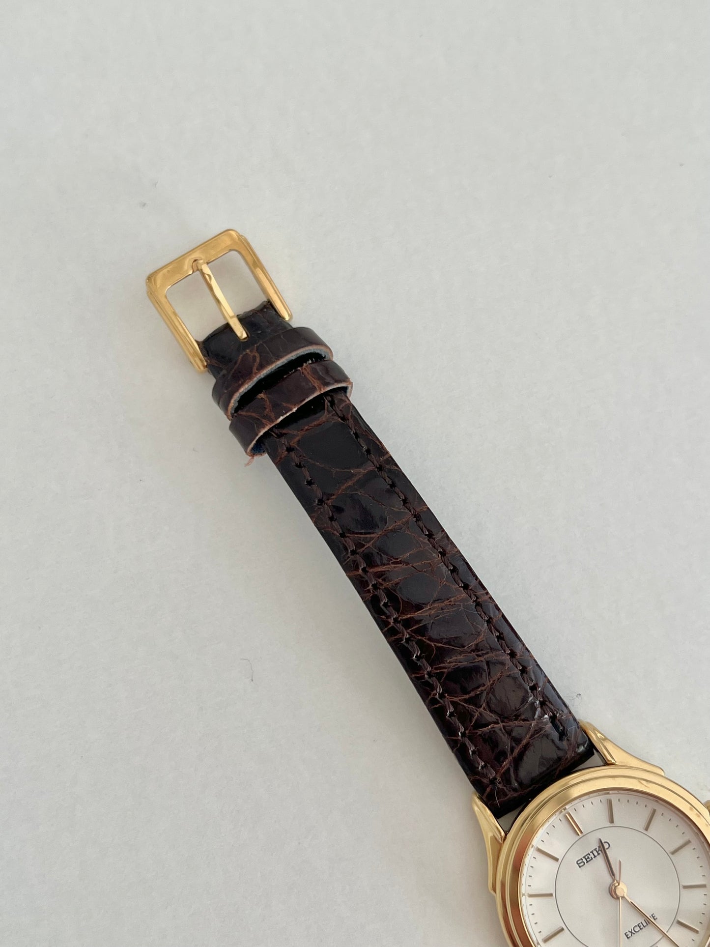 Seiko Exceline Gold Round Women’s Watch