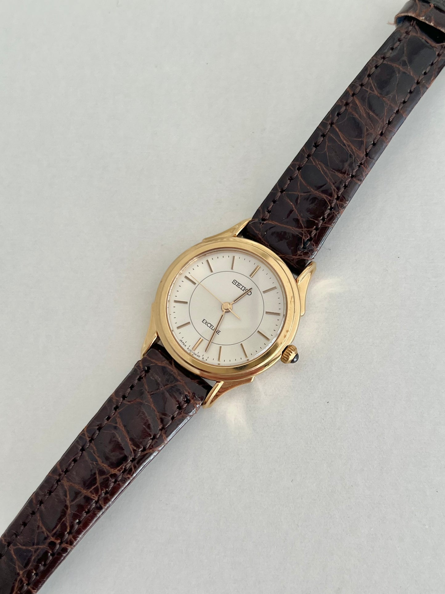 Seiko Exceline Gold Round Women’s Watch
