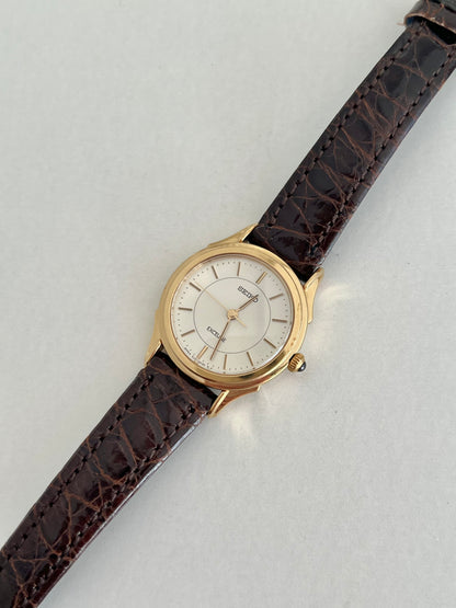Seiko Exceline Gold Round Women’s Watch