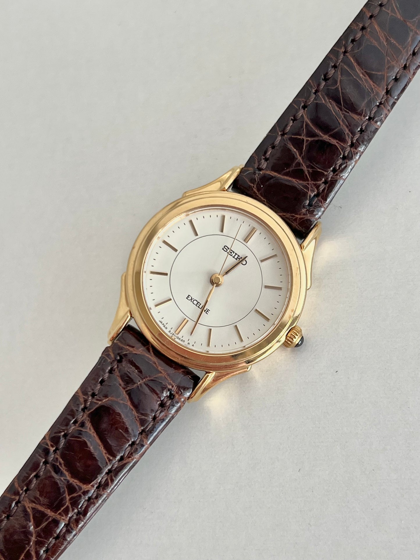 Seiko Exceline Gold Round Women’s Watch