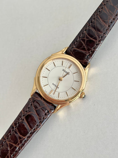 Seiko Exceline Gold Round Women’s Watch