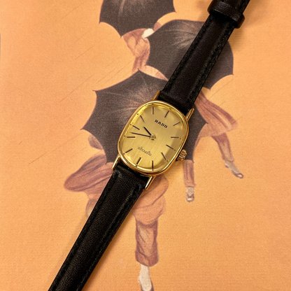 Rado Silhouette Ladies Watch in Brushed Gold