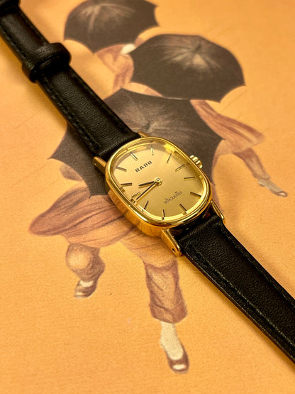 Rado Silhouette Ladies Watch in Brushed Gold