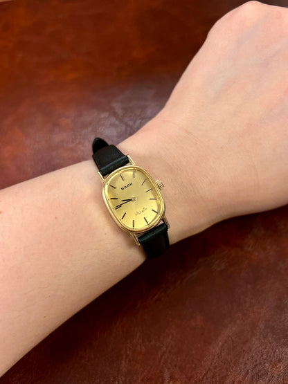 Rado Silhouette Ladies Watch in Brushed Gold