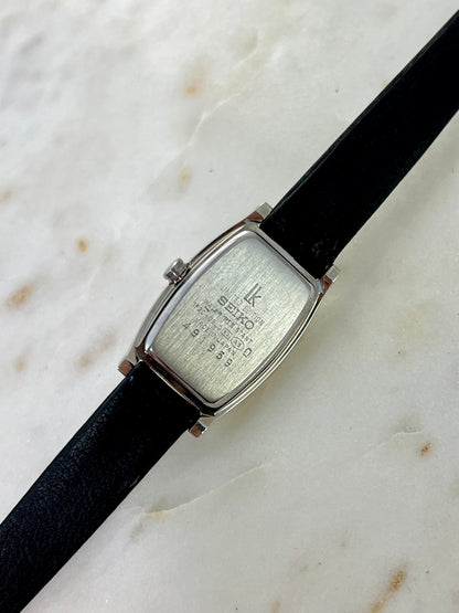 Seiko Lukia Tonneau Women's Watch with Diamond Set Bezel
