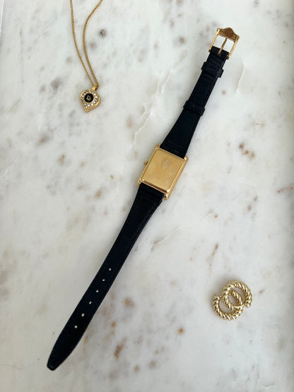 Gucci Tank Roman Bezel Rectangular Womens Watch