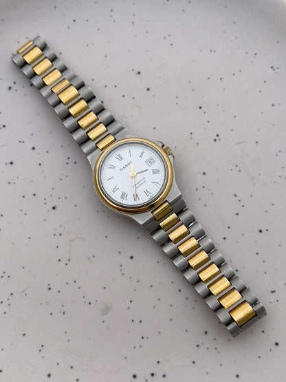 Tissot Seastar Two-Tone Ladies’ Quartz Watch with Roman Numerals