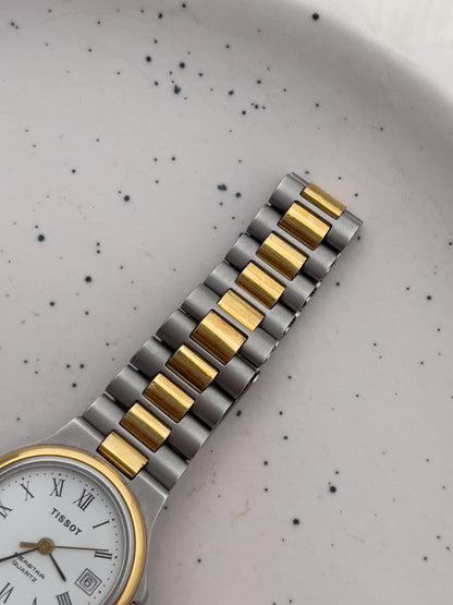 Tissot Seastar Two-Tone Ladies’ Quartz Watch with Roman Numerals