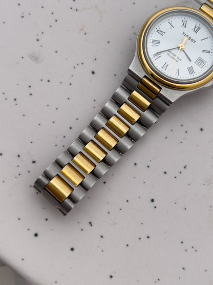 Tissot Seastar Two-Tone Ladies’ Quartz Watch with Roman Numerals