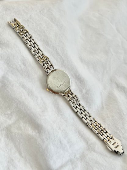 Yves Saint Laurent White Medallion Dial Women’s Watch