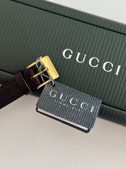 Gucci Gold Scroll Case Women's Watch