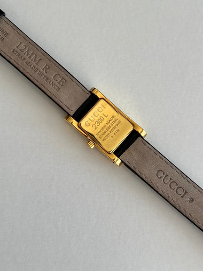Gucci Gold Scroll Case Women's Watch