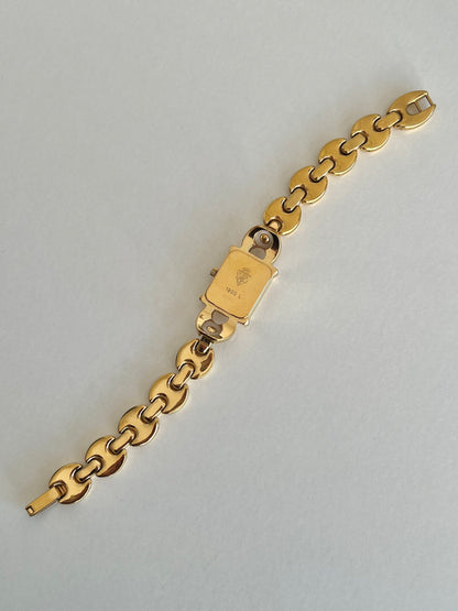 Gucci 1800L Gold Bracelet Watch Set With Interchangeable Straps