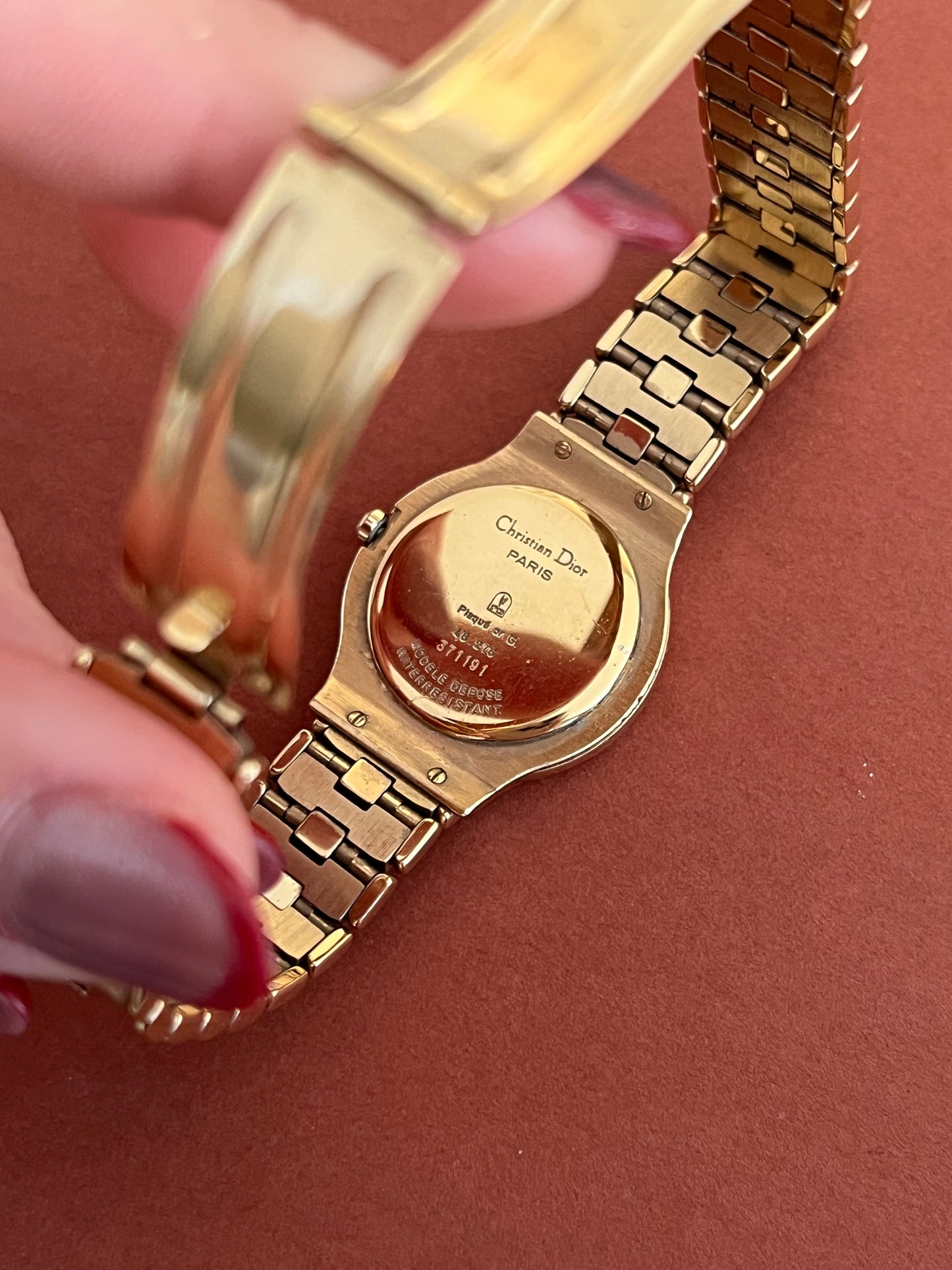 Christian Dior Monogram Sculpted Bracelet Women’s Watch