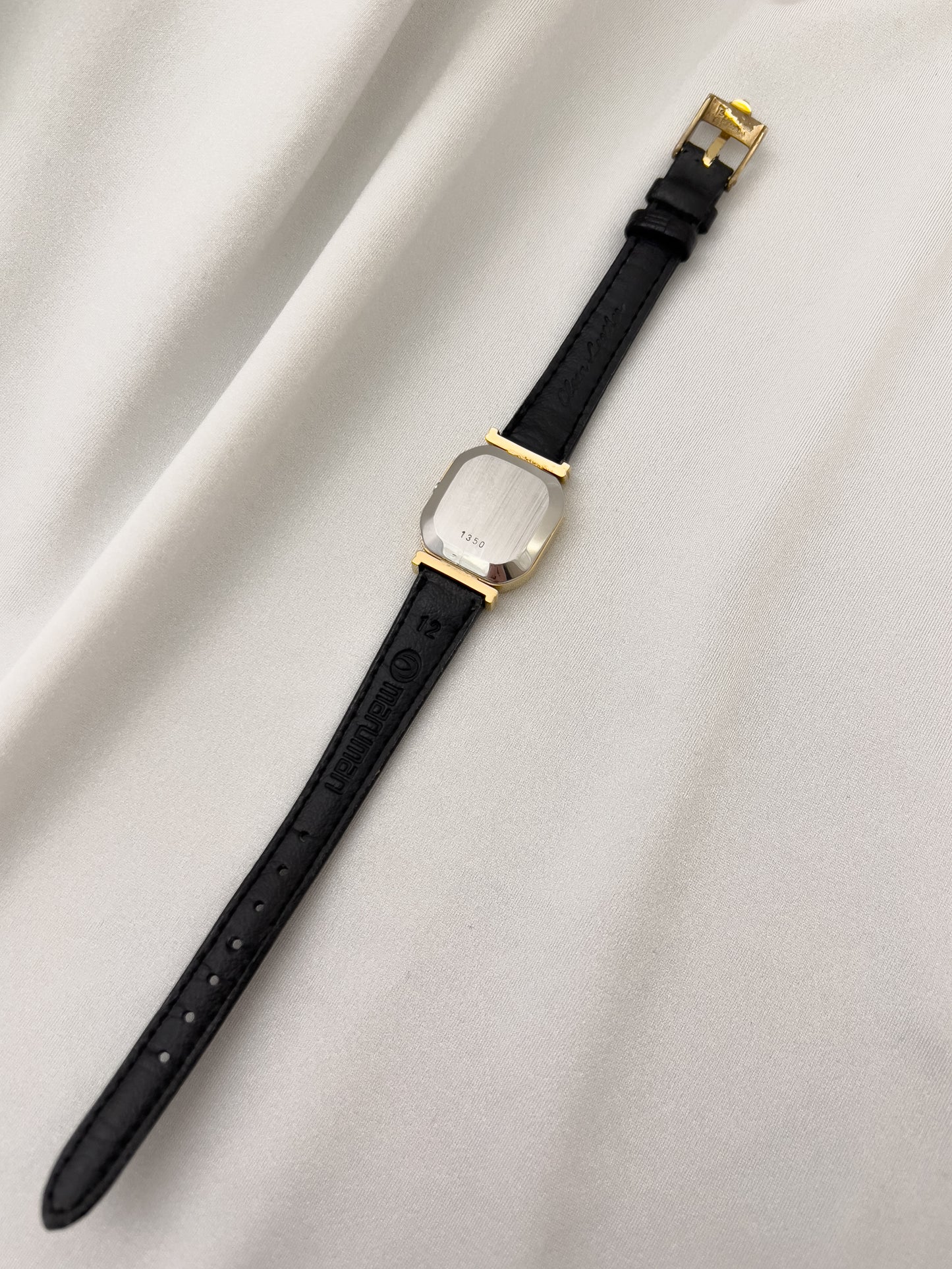 Omega De Ville Gold Toned Square Woman's Watch