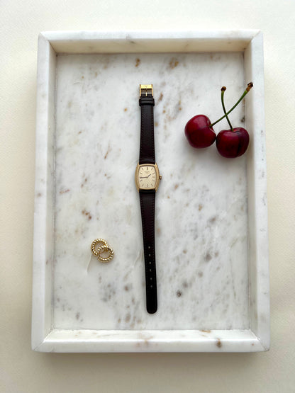 Longines Gold Toned Tonneau Women's Watch