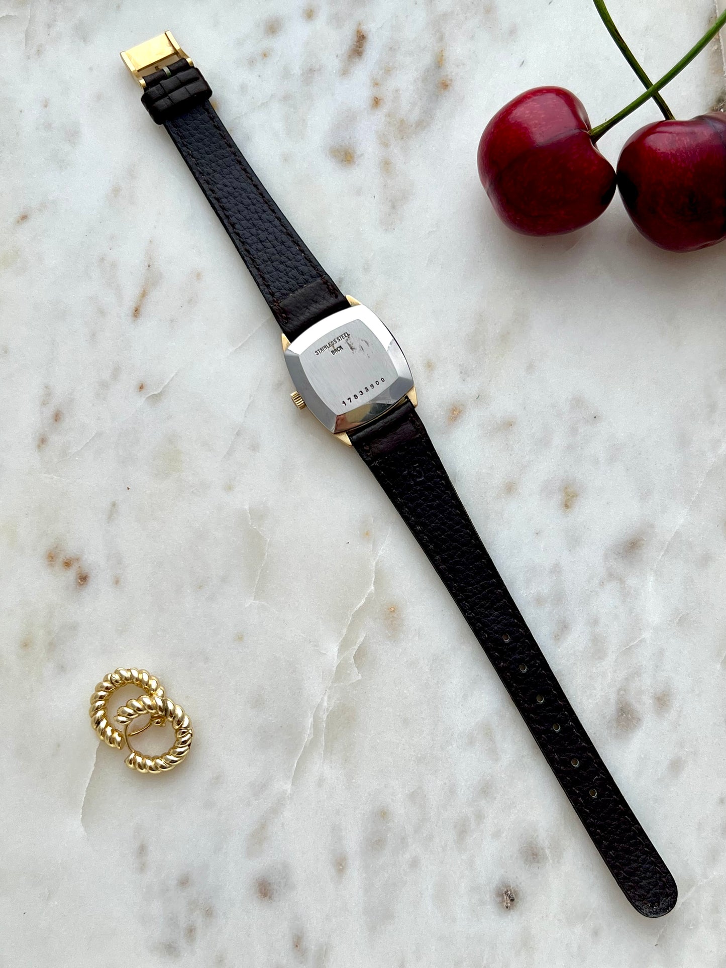 Longines Gold Toned Tonneau Women's Watch