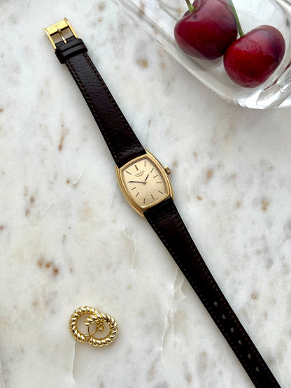 Longines Gold Toned Tonneau Women's Watch