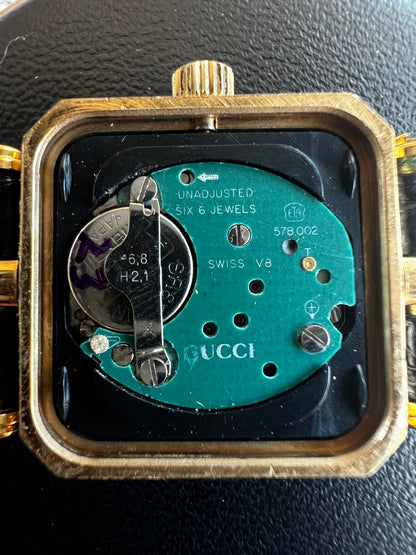Gucci Sherry Gold Soft Square Ladies Watch