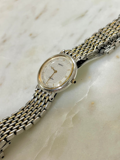 Seiko Exceline Two Tone Roman Dial Womens Watch