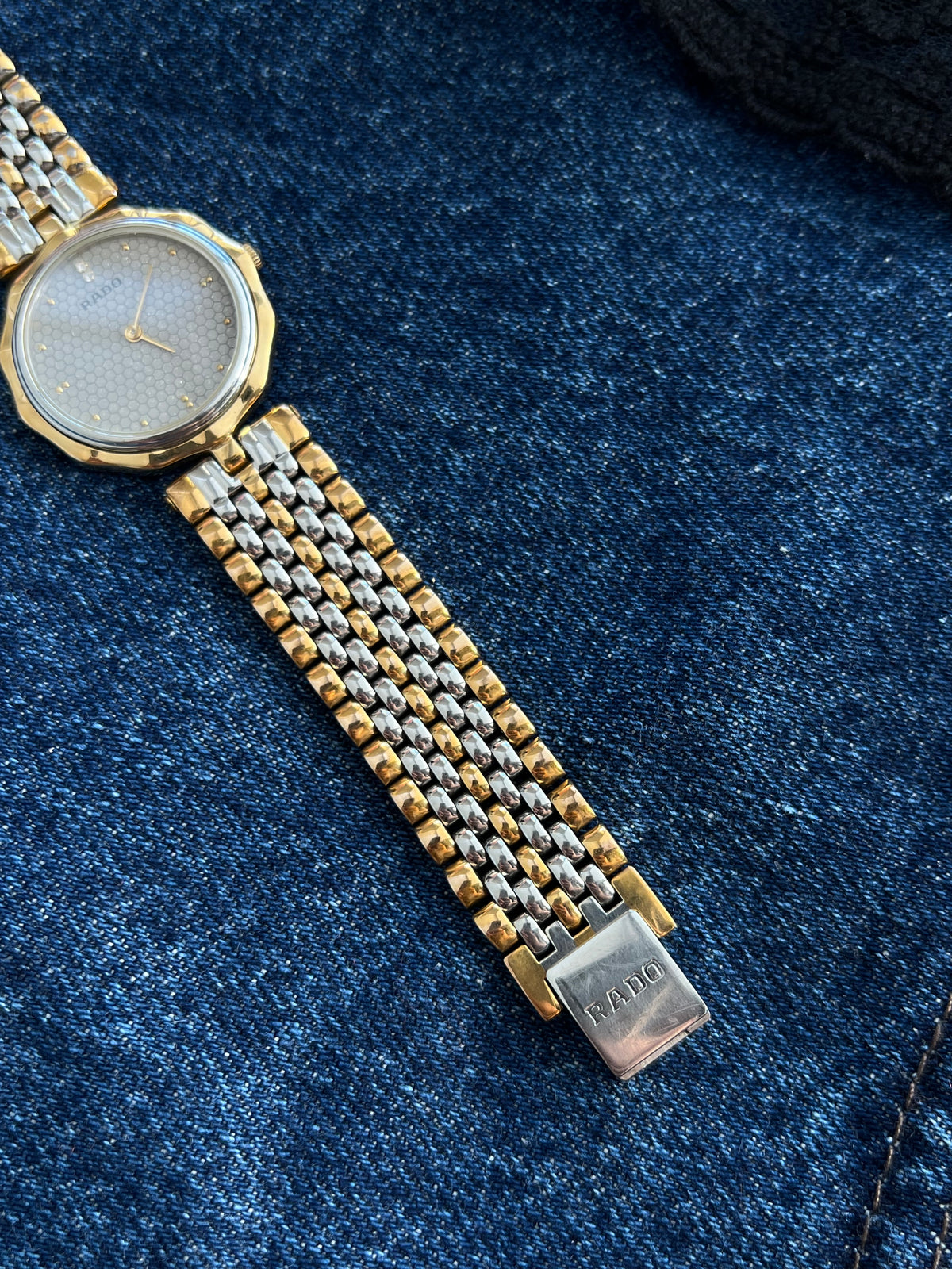 Rado Florence Scalloped Bezel Two Tone Bracelet Women’s Watch