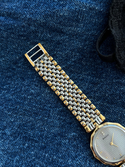Rado Florence Scalloped Bezel Two Tone Bracelet Women’s Watch
