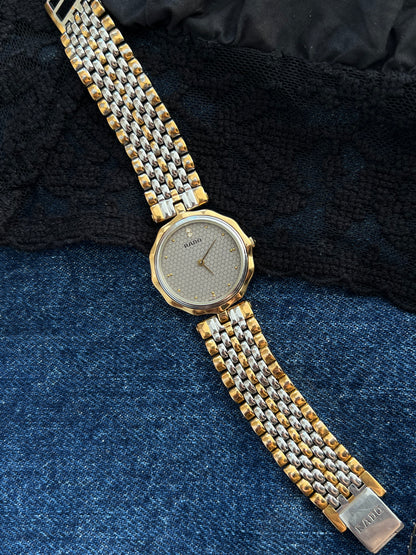 Rado Florence Scalloped Bezel Two Tone Bracelet Women’s Watch