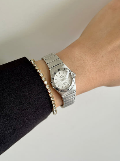 Omega Constellation Mini Guilloche Dial Women's Watch