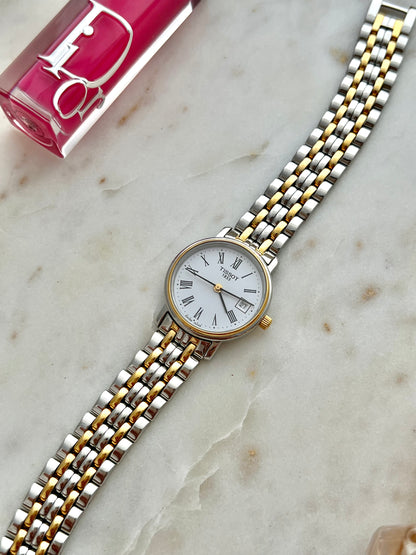 Tissot T-Classic Desire Date Women's Watch in Two Tone
