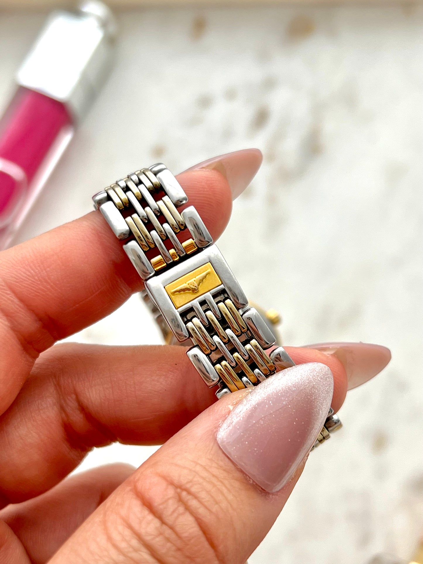 Longines "Les Grandes Classiques" Two Tone Woman's Watch Roman Dial