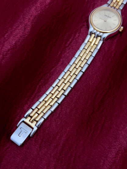 Tissot Classic Two-Tone Gold Dial Women’s Watch