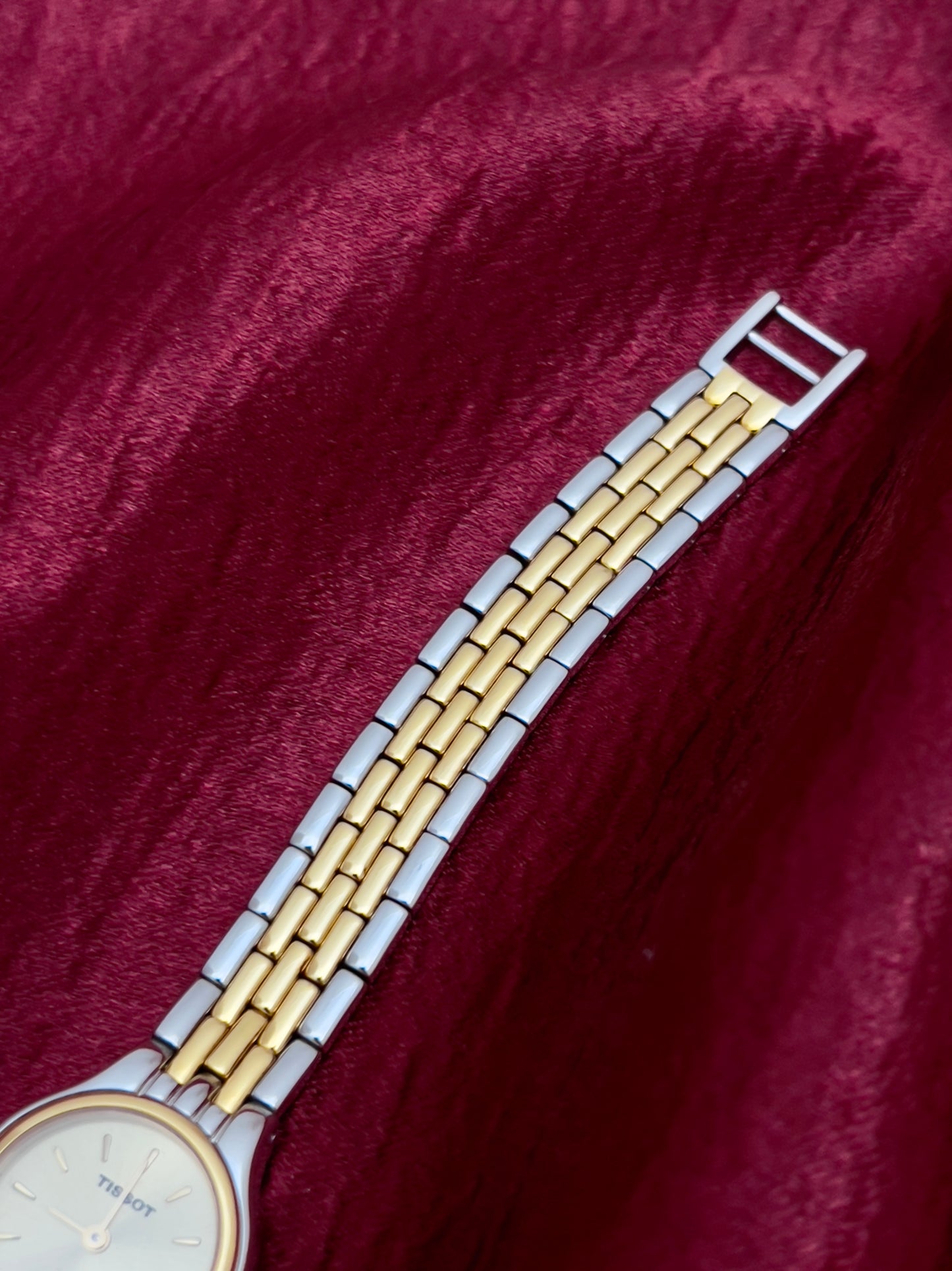 Tissot Classic Two-Tone Gold Dial Women’s Watch