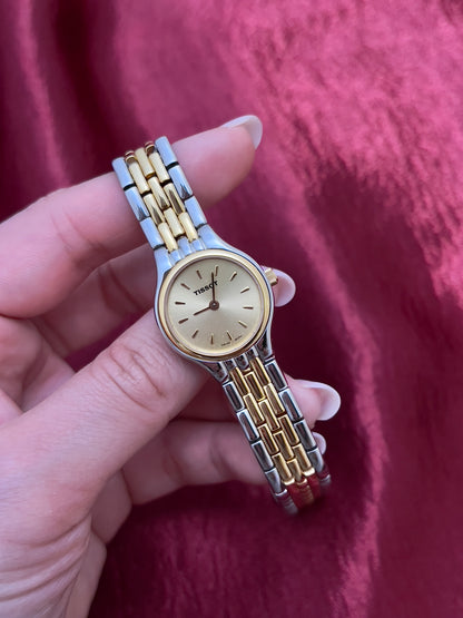 Tissot Classic Two-Tone Gold Dial Women’s Watch
