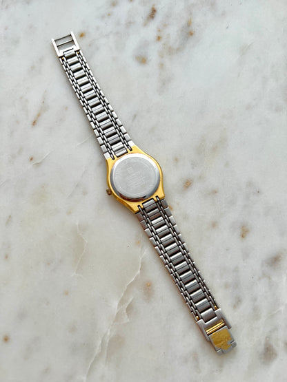 Givenchy Womens Watch with Two Tone Bracelet and Sculpted Case