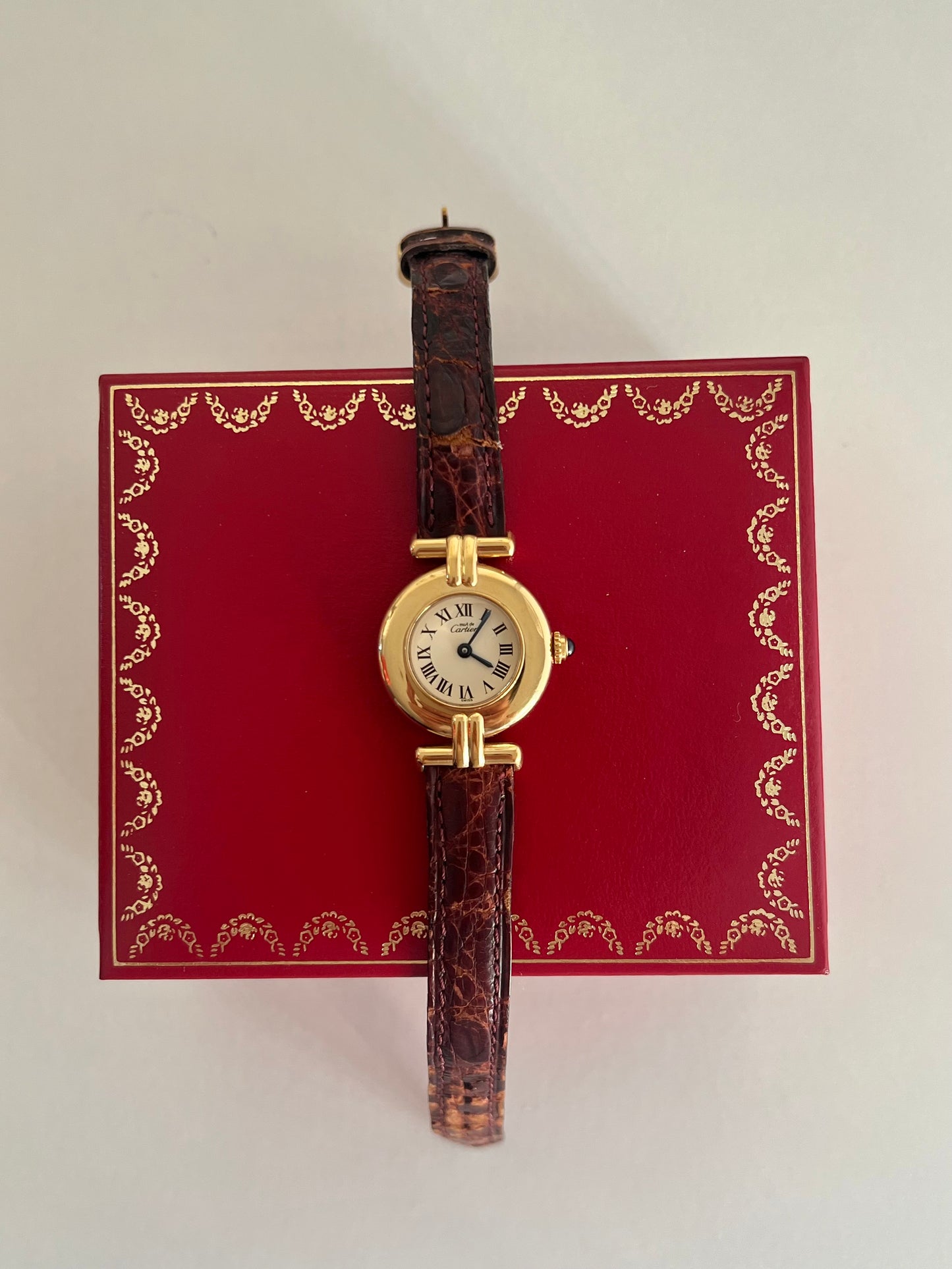 Must de Cartier Colisee Roman Dial Womens Watch