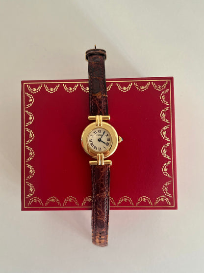 Must de Cartier Colisee Roman Dial Womens Watch