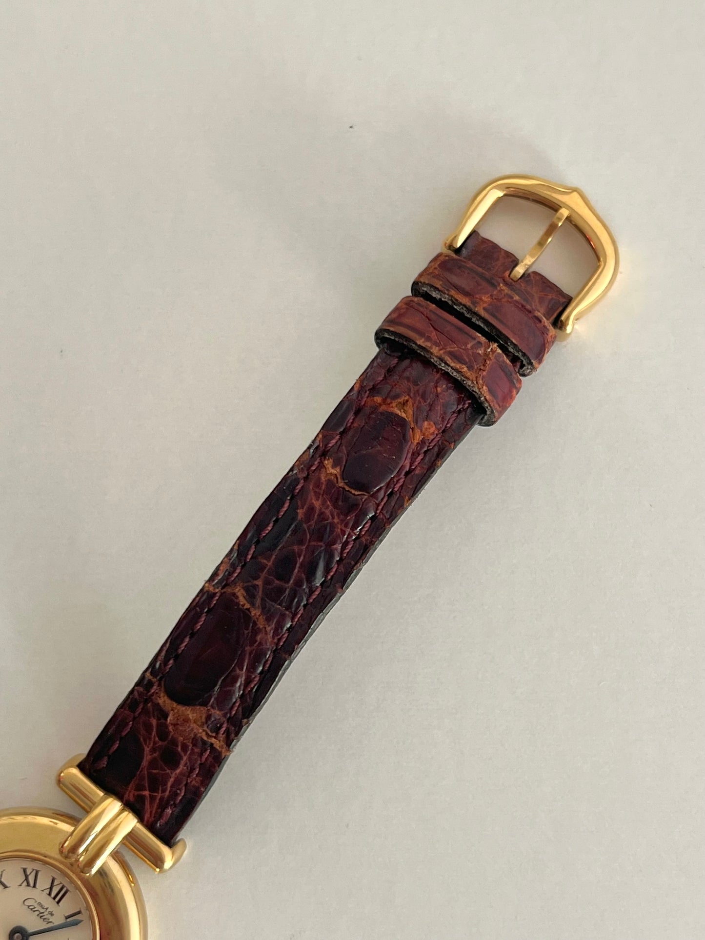 Must de Cartier Colisee Roman Dial Womens Watch