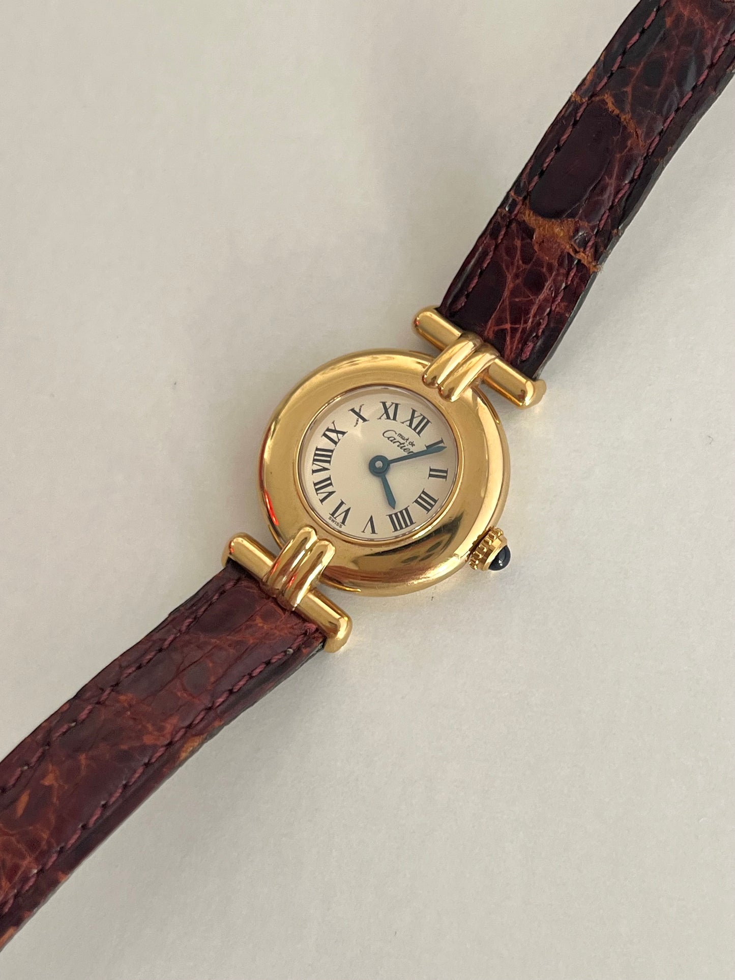 Must de Cartier Colisee Roman Dial Womens Watch