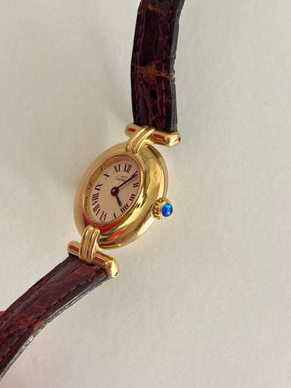 Must de Cartier Colisee Roman Dial Womens Watch