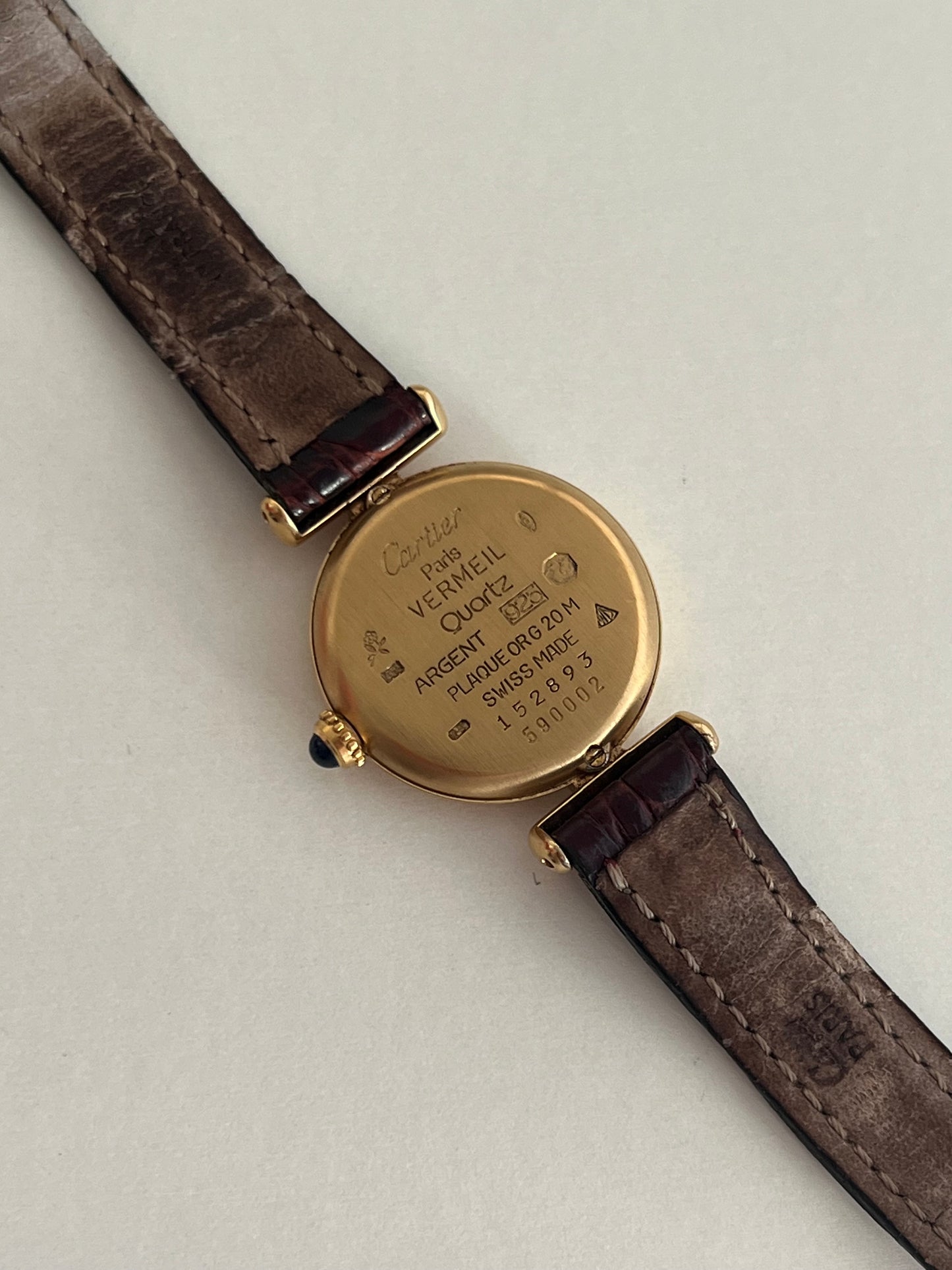 Must de Cartier Colisee Roman Dial Womens Watch