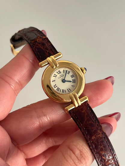 Must de Cartier Colisee Roman Dial Womens Watch