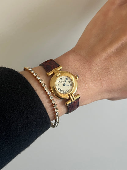 Must de Cartier Colisee Roman Dial Womens Watch