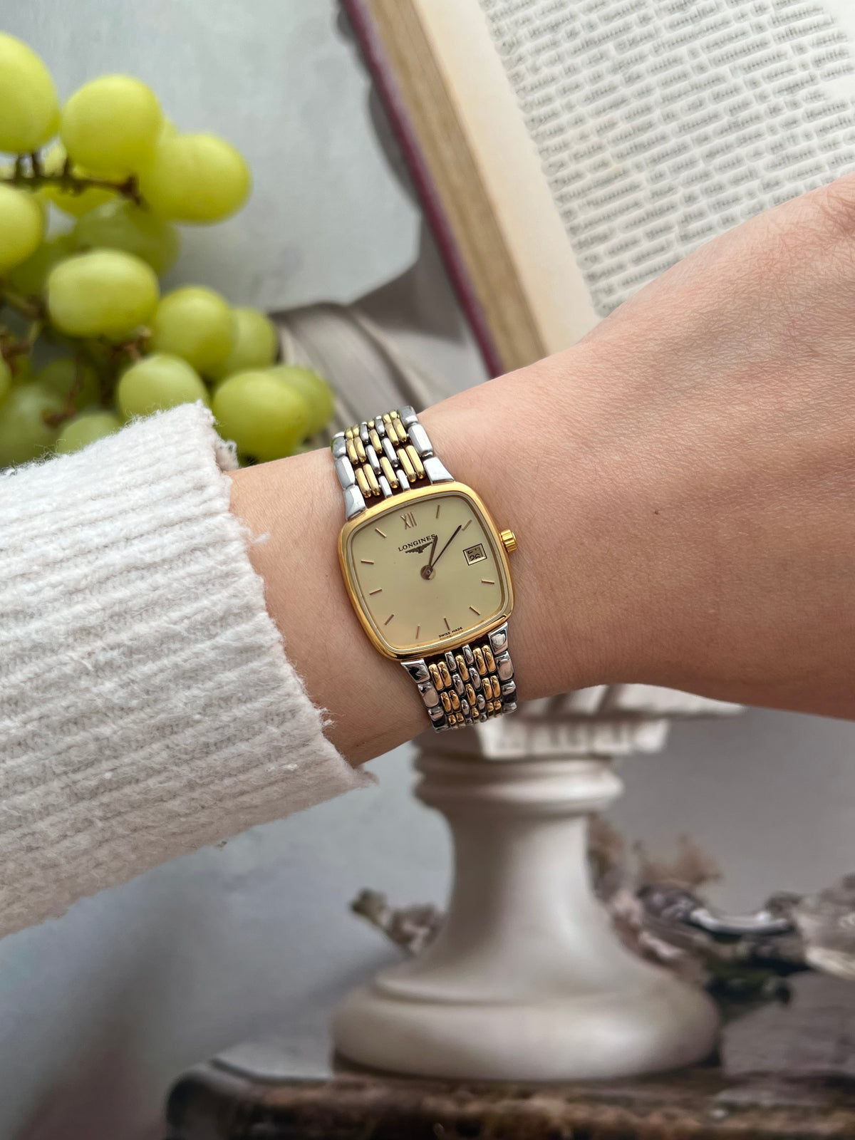 Longines Flagship Champagne Dial Two Tone Bracelet Women’s Watch