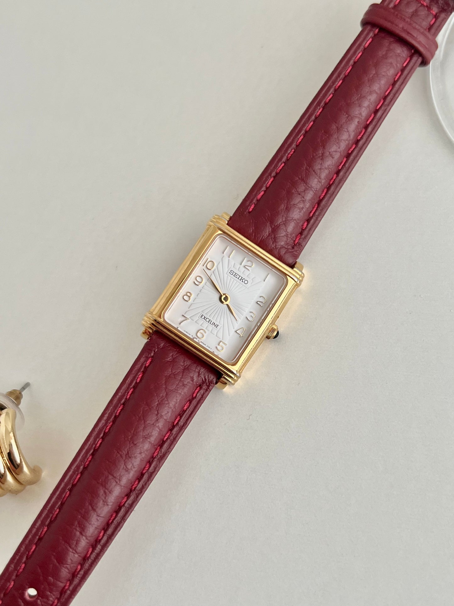 Seiko Gold Tank Women's Watch with Sunburst Dial