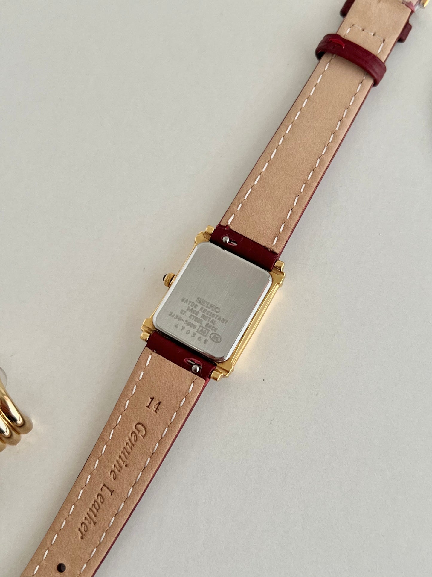 Seiko Gold Tank Women's Watch with Sunburst Dial