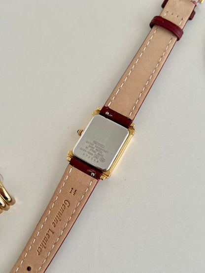 Seiko Gold Tank Women's Watch with Sunburst Dial