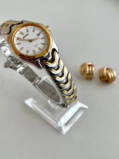 Seiko Two Tone Wave Bracelet Women’s Watch