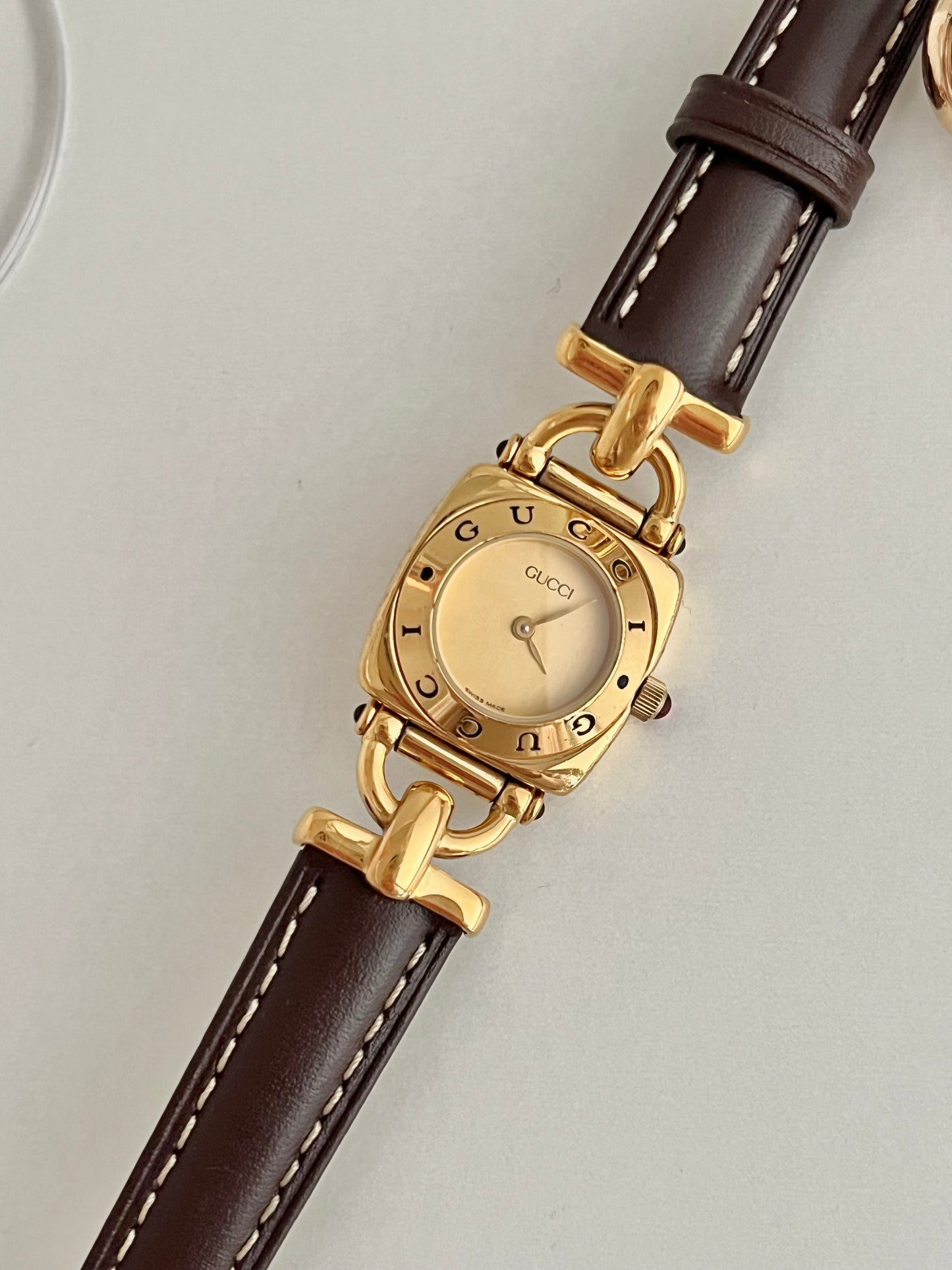 Gucci Horsebit Women's Watch White Dial 6300L