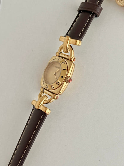 Gucci Horsebit Women's Watch White Dial 6300L
