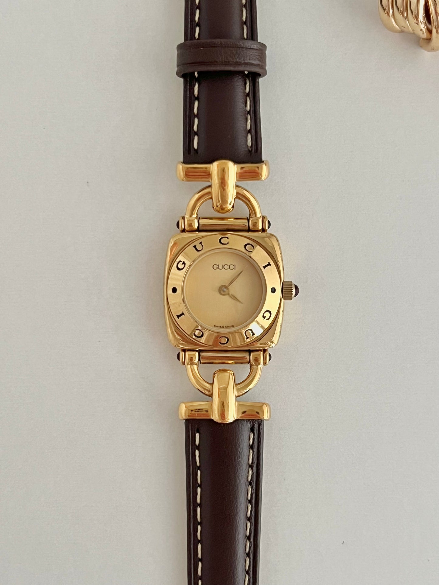Gucci Horsebit Women's Watch White Dial 6300L
